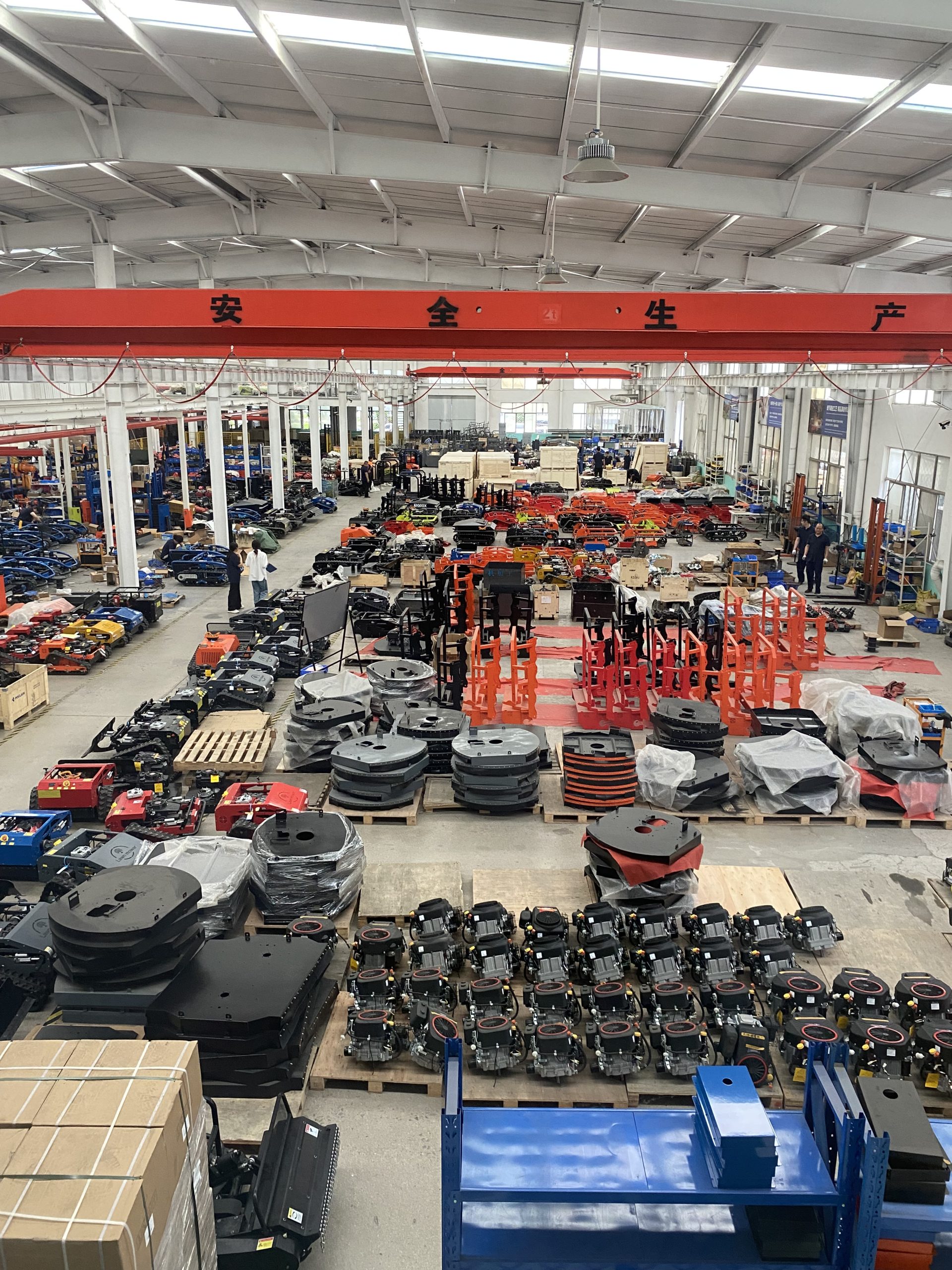 Remote mower factory photo 1